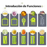 PICADOR MULTIFUNCIONAL 7 EN 1 🔪🧅