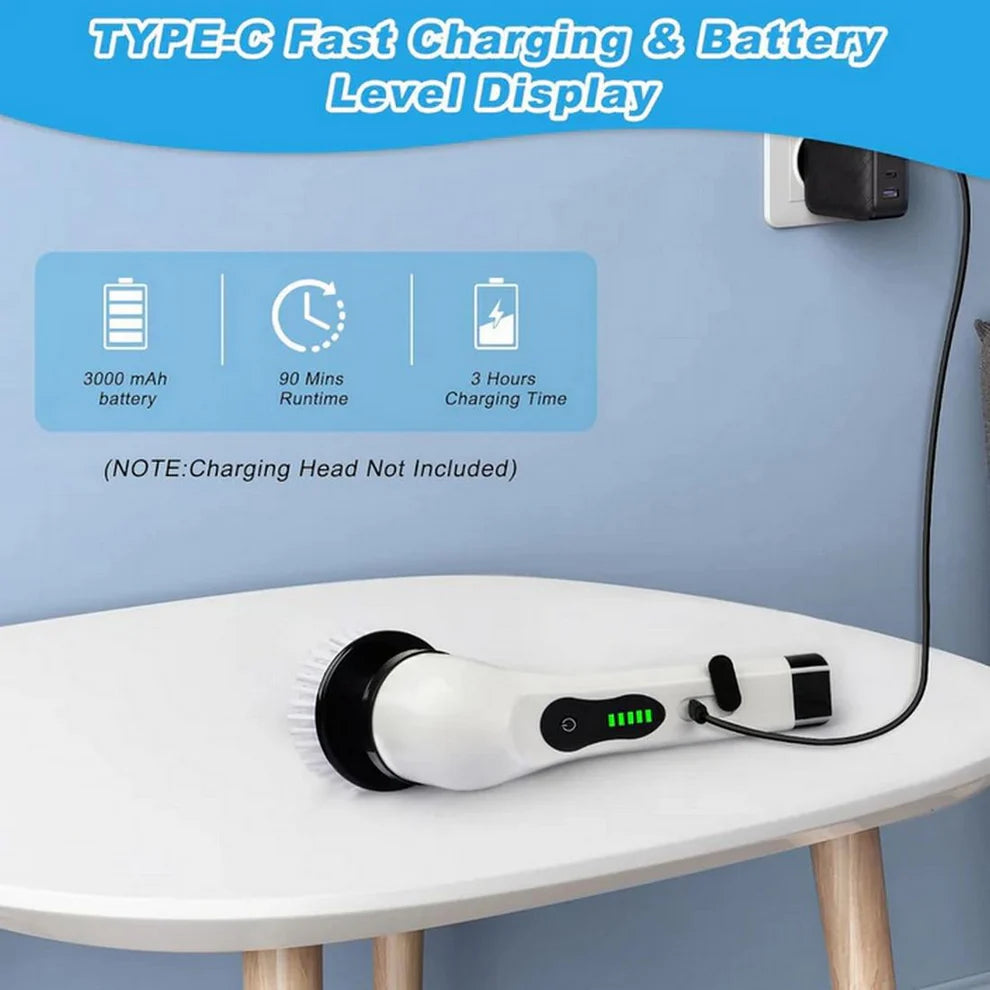 Cepillo De Limpieza Eléctrico 9 En 1