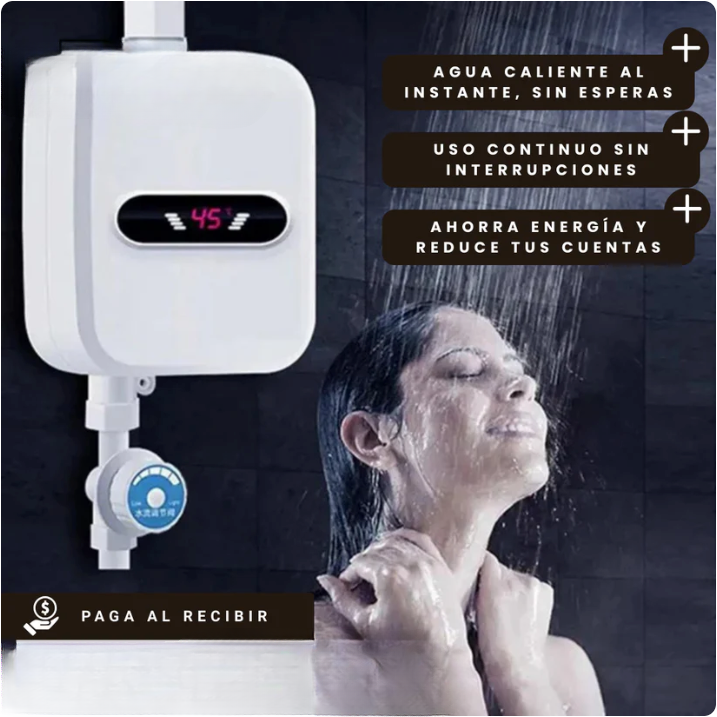 Calentador Instantáneo de Agua Caliente TermoFlash ⚡🔥