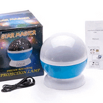 LÁMPARA ESTELAR GIRATORIA – LUCES MÁGICAS Y PROYECCIÓN DE ESTRELLAS