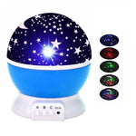 LÁMPARA ESTELAR GIRATORIA – LUCES MÁGICAS Y PROYECCIÓN DE ESTRELLAS